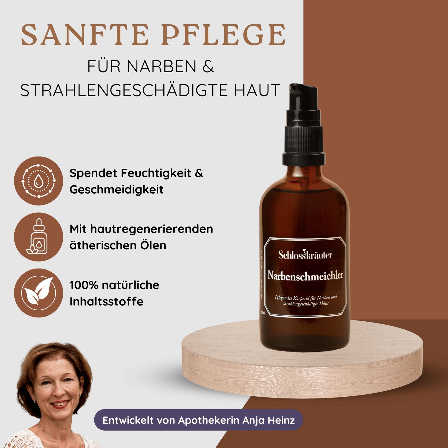 Schlosskräuter Narbenschmeichler Narbenöl & Körperöl