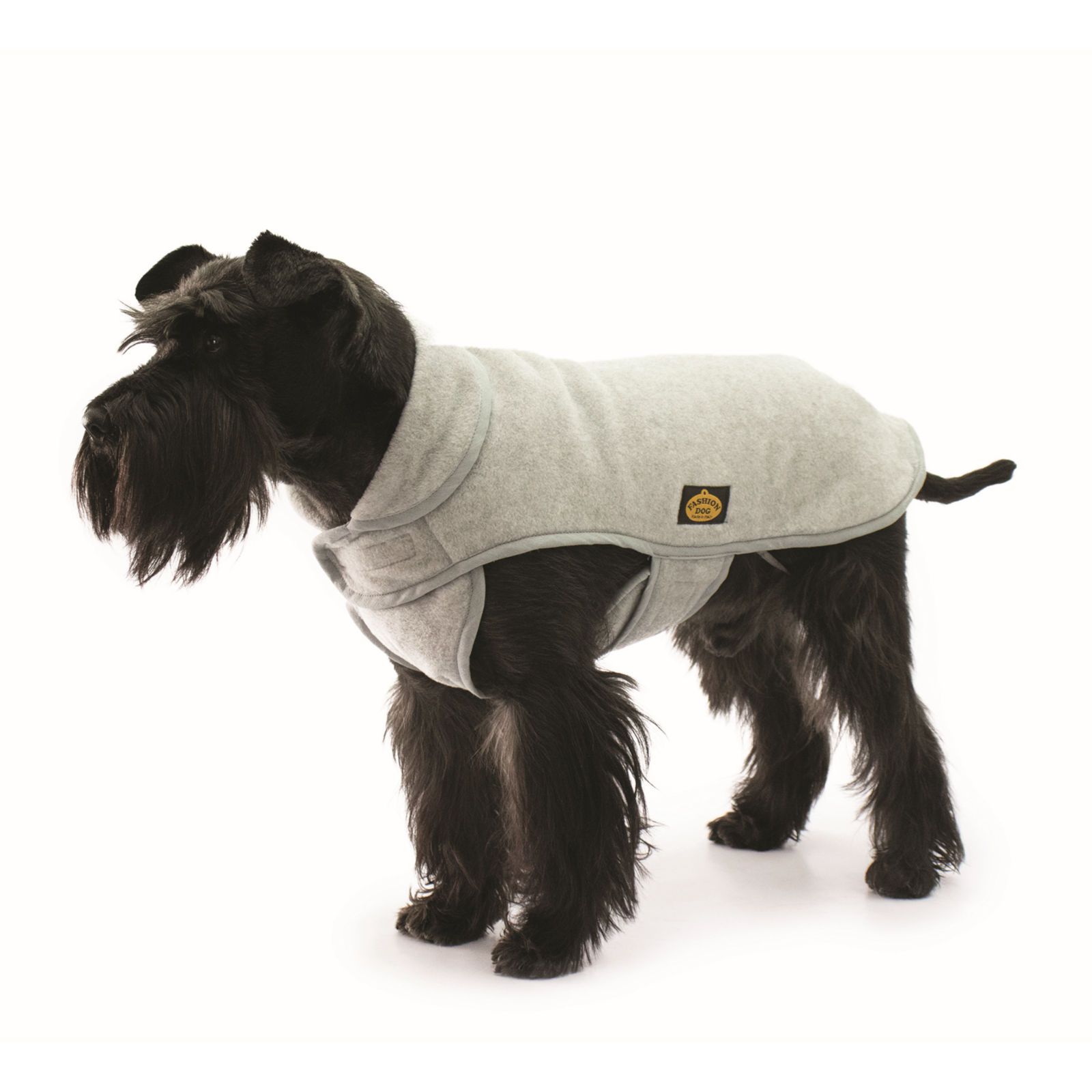 Fashion Dog Fleece-Hundemantel - Grau - 30 cm