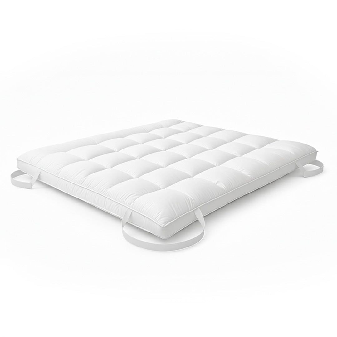 The White Stone Topper 80x190 cm mit Wattefüllung von 1000 g/m²