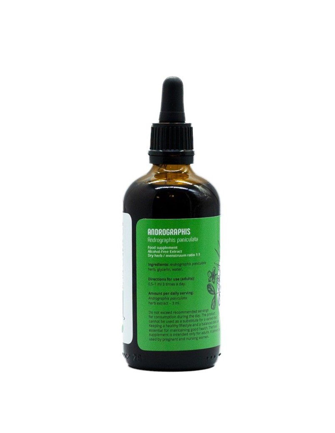 Lymeherbs Kalmegh (Andrographis), alkoholfreier Extrakt 1:1