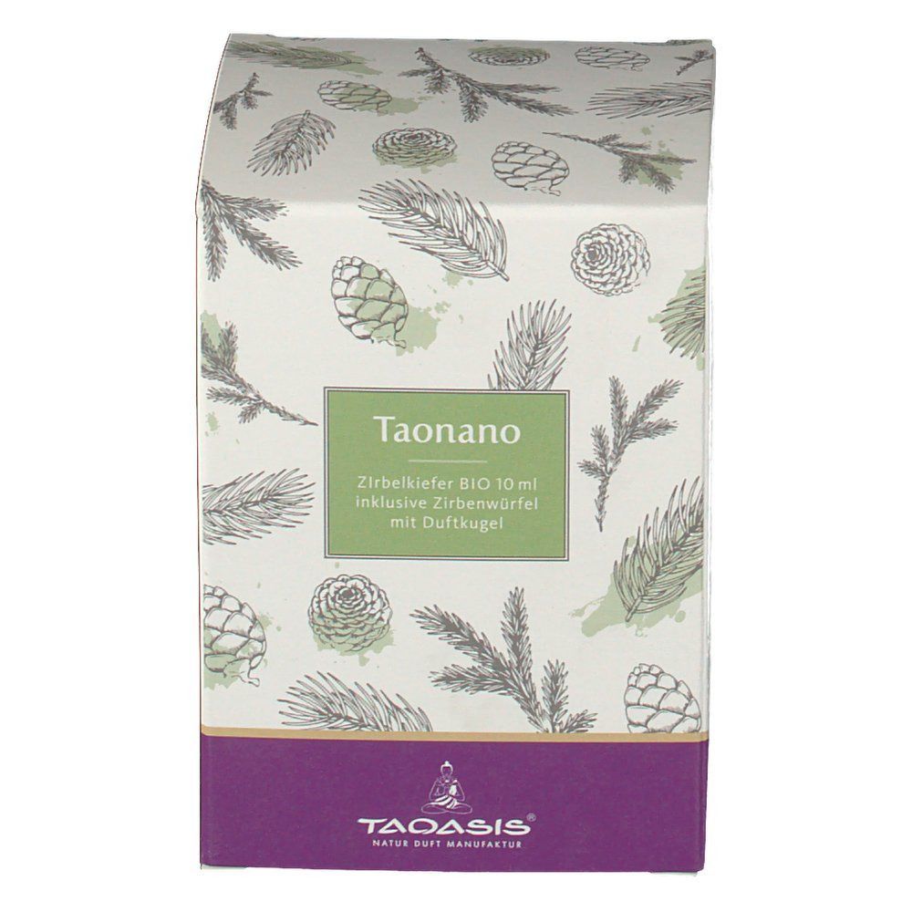 TAOASIS® Taonano Zirbe mit Zirbelkieferöl & Holzwürfel
