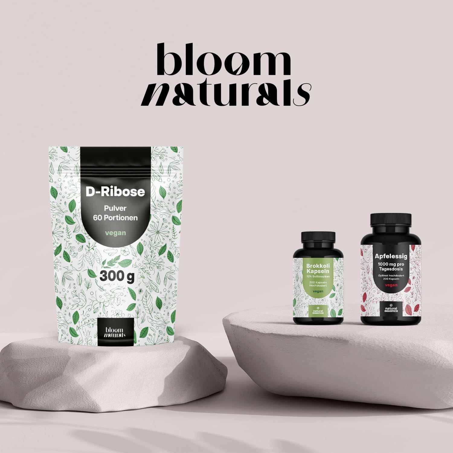 Bloom Naturals D-Ribose Pulver