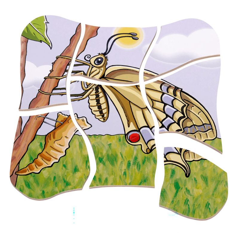 Beleduc Lagen-Puzzle Schmetterling