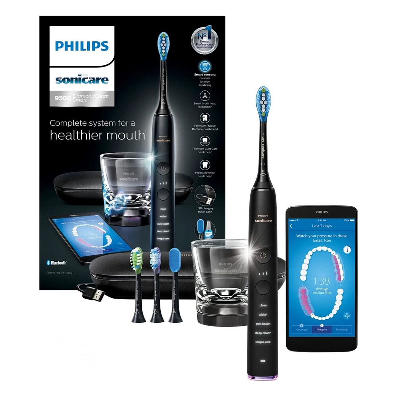 Philips Sonicare HX9924/13 DiamondClean Elektrische Zahnbürste