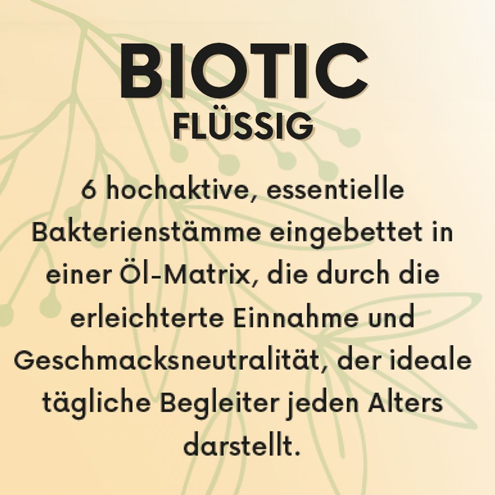BONAVAL Biotic flüssig 20 ml -  Aufbauende, grundlegende Darmflorakulturen, geschmacksneutral