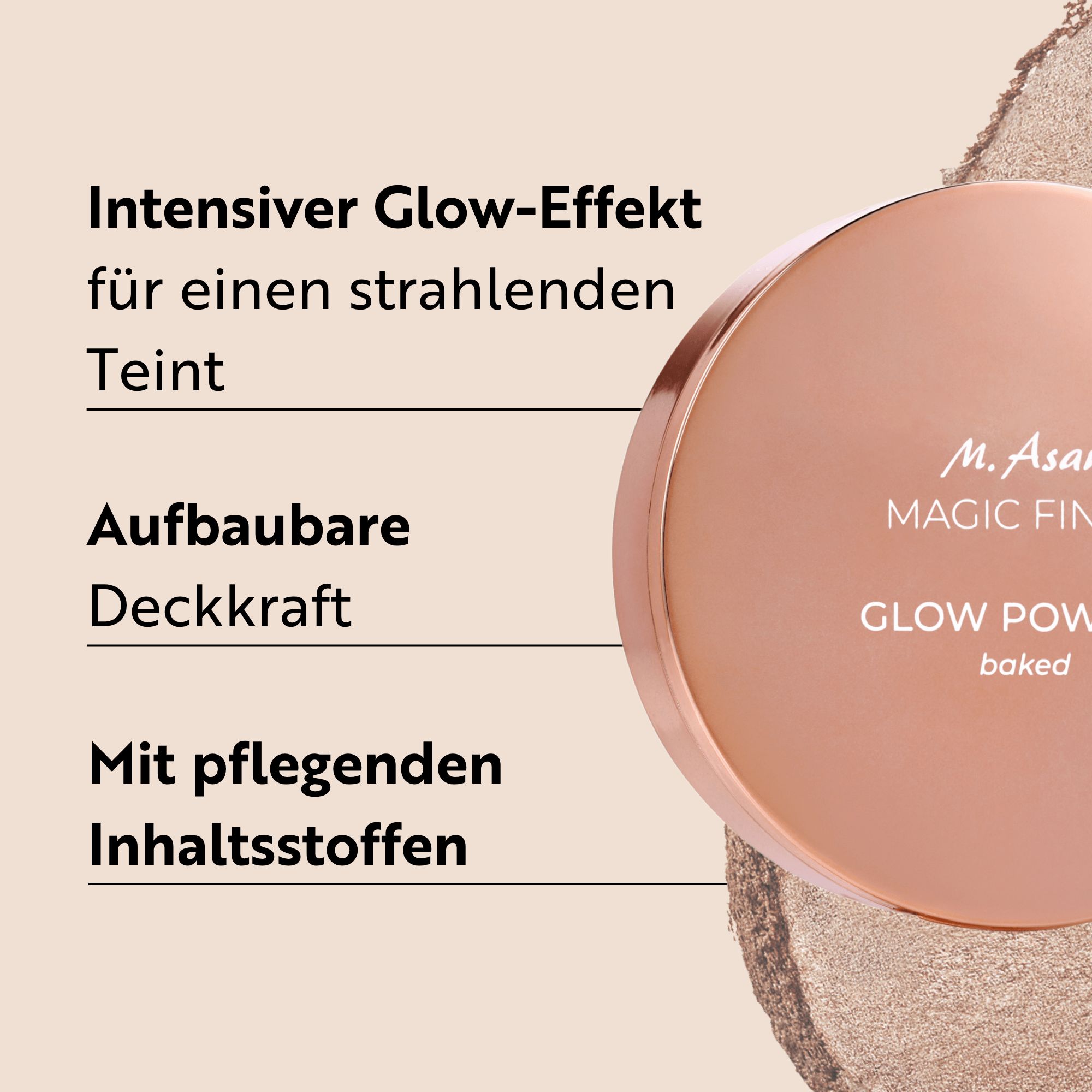 M ASAM, Glow Powder Baked Highlighter Super Power