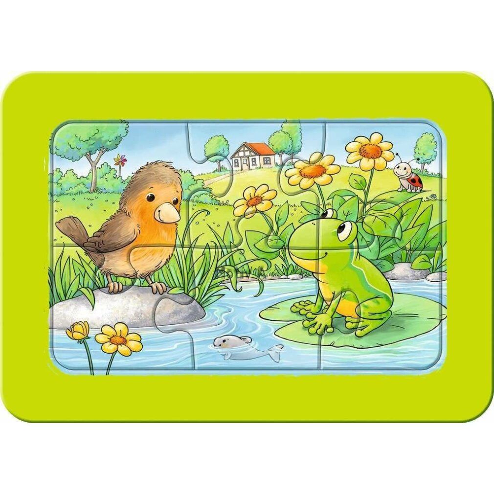 ravensburger Mein erstes Puzzle Tiere aus dem Garten 3x6 Teile