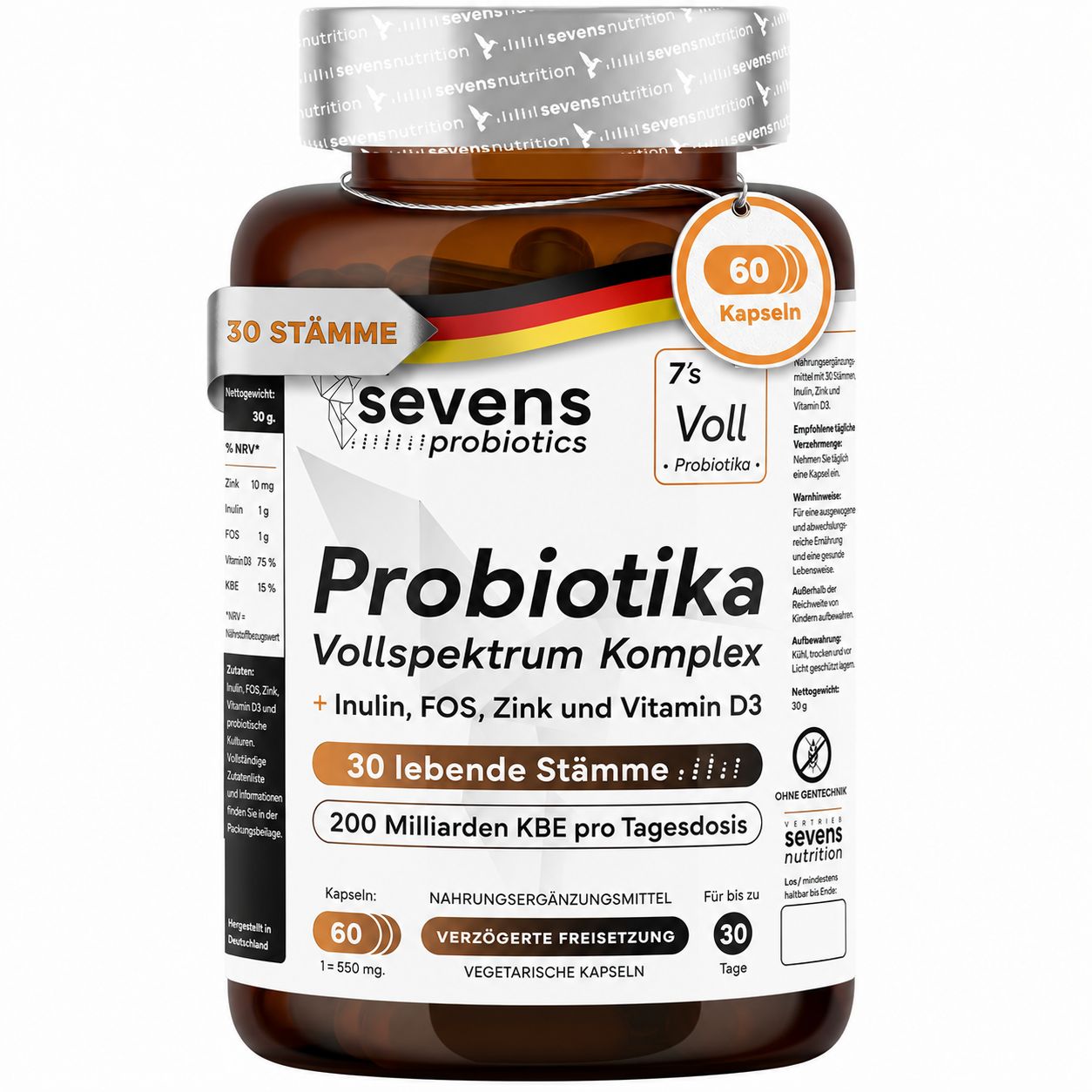 SEVENS NUTRITION Probiotika Komplex Kapseln