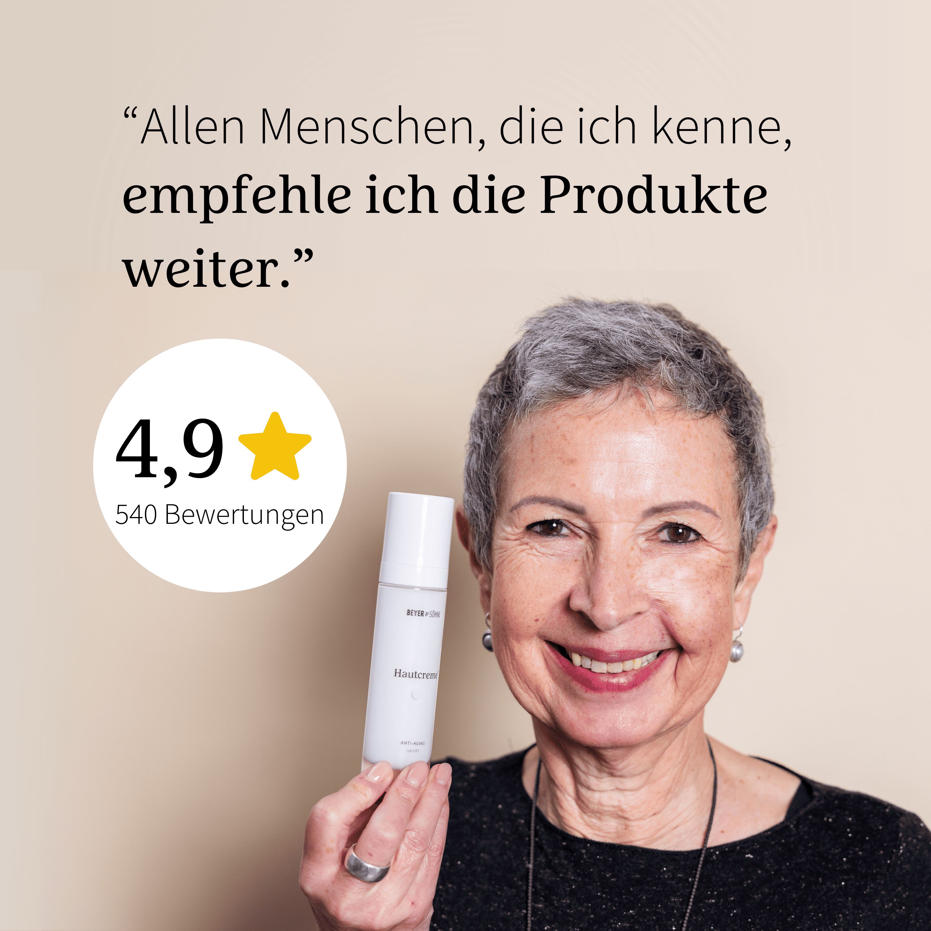 Hautcreme+ Leicht - Feuchtigkeit & Anti-Aging für ölige & unreine Haut mit Hyaluron & 6 Ceramiden