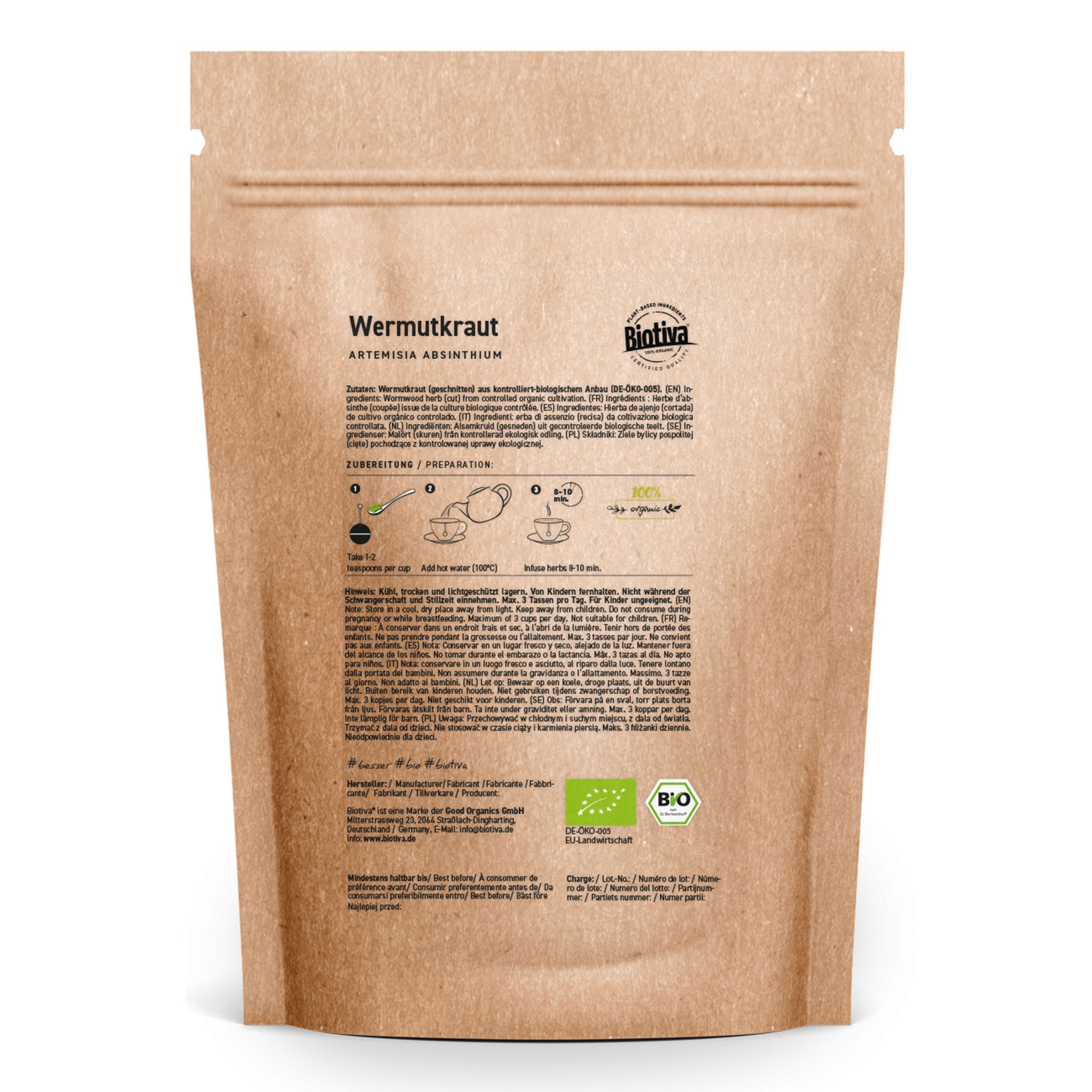 Biotiva Wermutkraut-Tee Bio