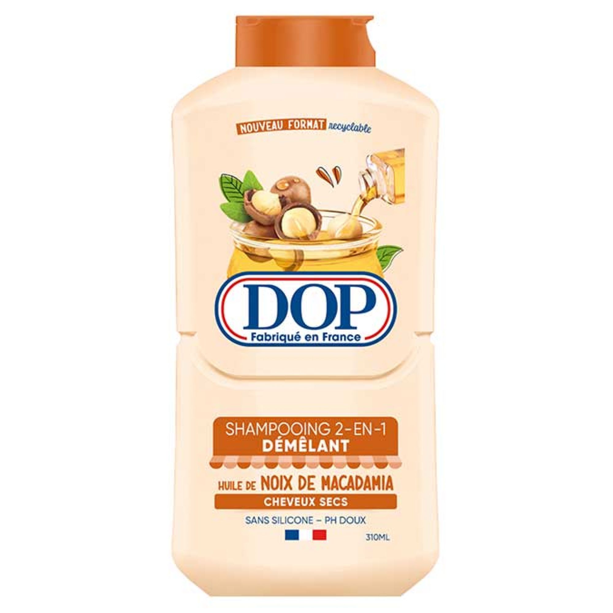 Dop 2in1 Entwirrendes Shampoo Macadamia-Nuss 3 7,6x4,3x17,1 cm