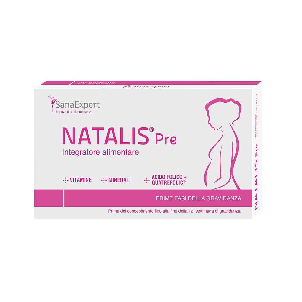 SanaExpert Natalis Pre – con acido folico Quatrefolic®, vitamine e minerali