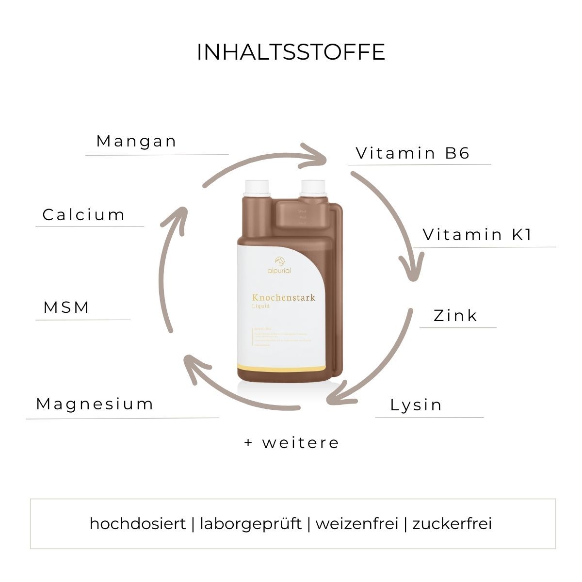 Alpurial Knochenstark 1 l Liquidum