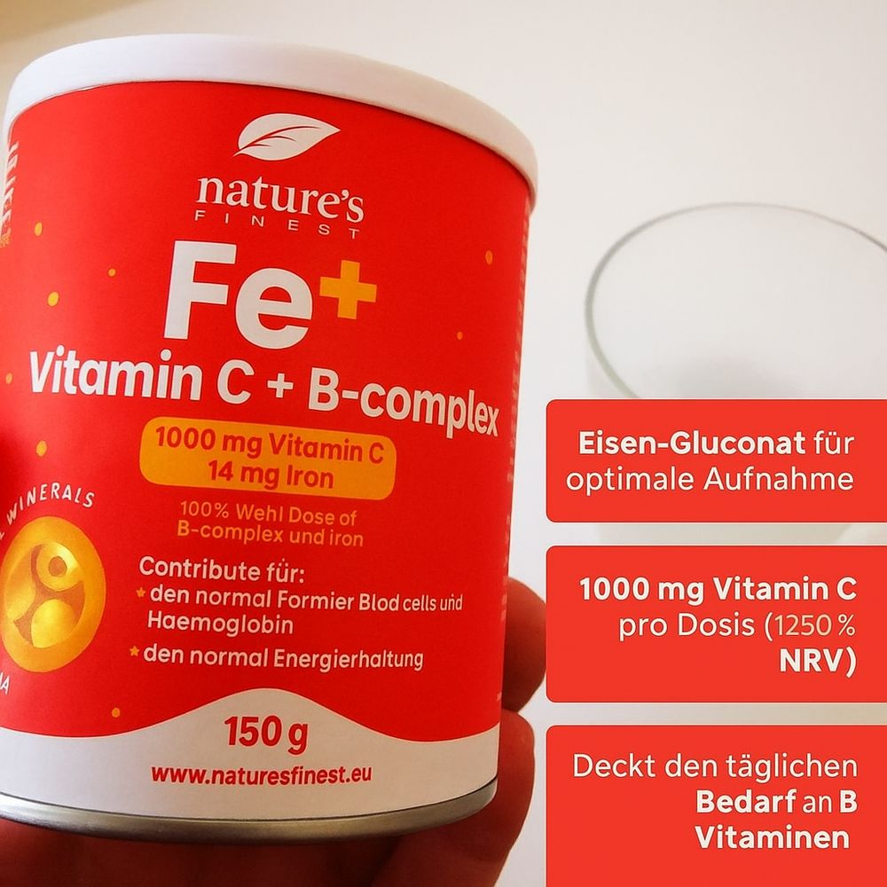 Nature's Finest Eisen + Vitamin C + B-Komplex