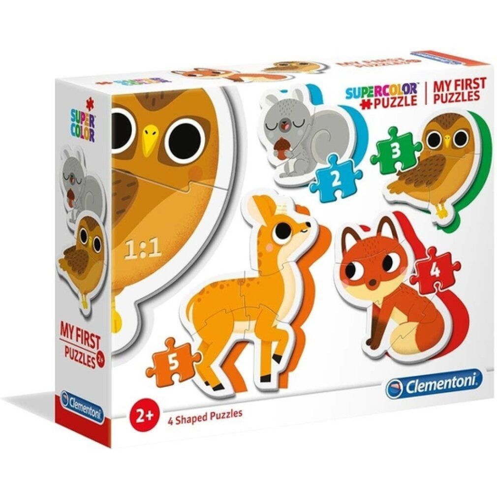 Clementoni Multicolore I Miei Primi Puzzle - Animali Della Foresta (30 Pezzi) - Immagine 3