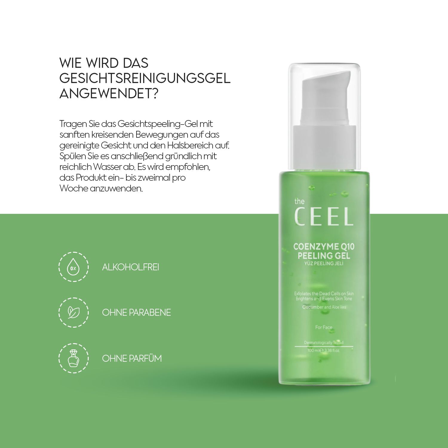 THE CEEL Gesichtspeeling Gel