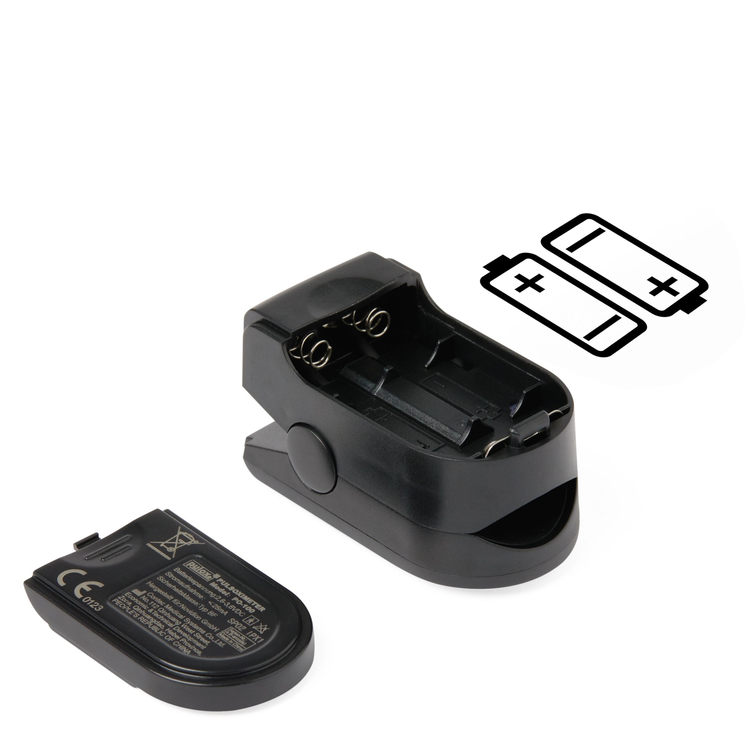 pulox Pulsoximeter PO-100 schwarz