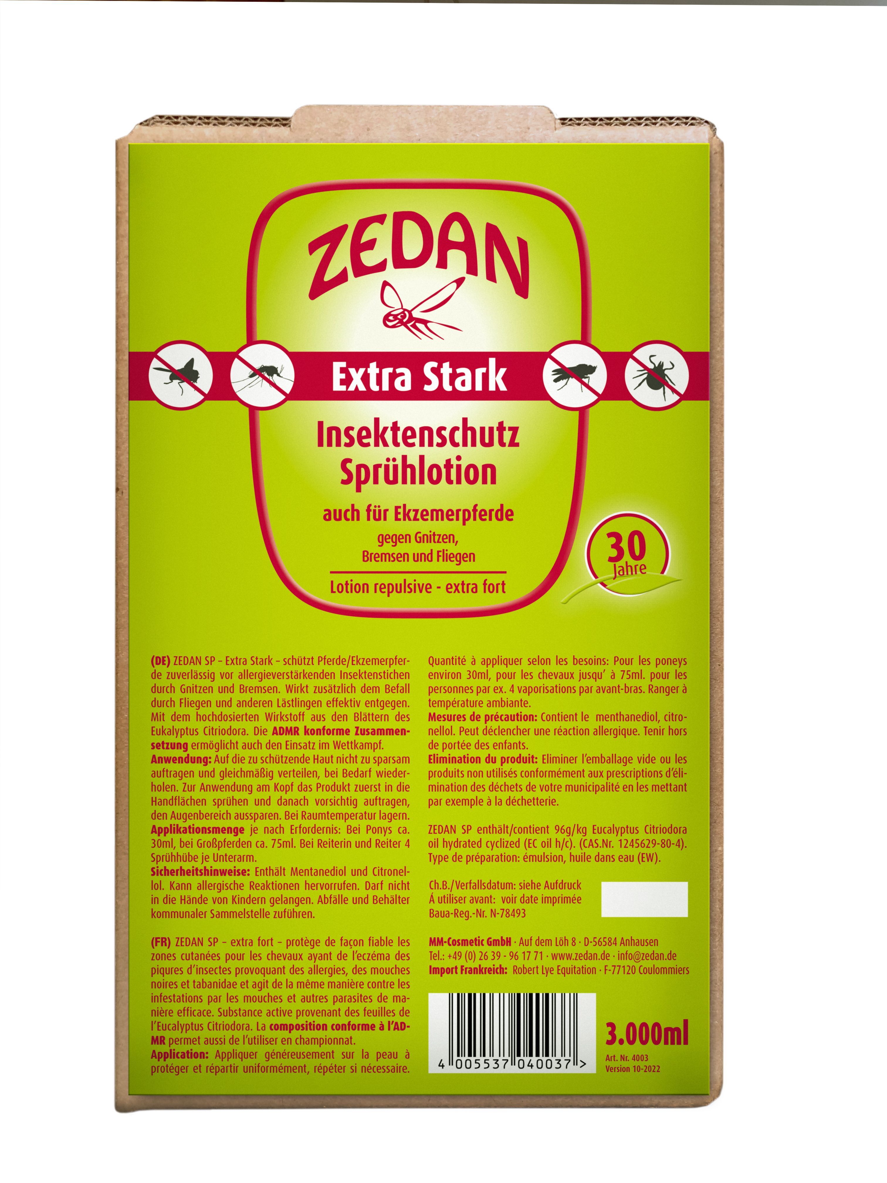 Zedan SP extra stark Insektenschutz Sprühlotion