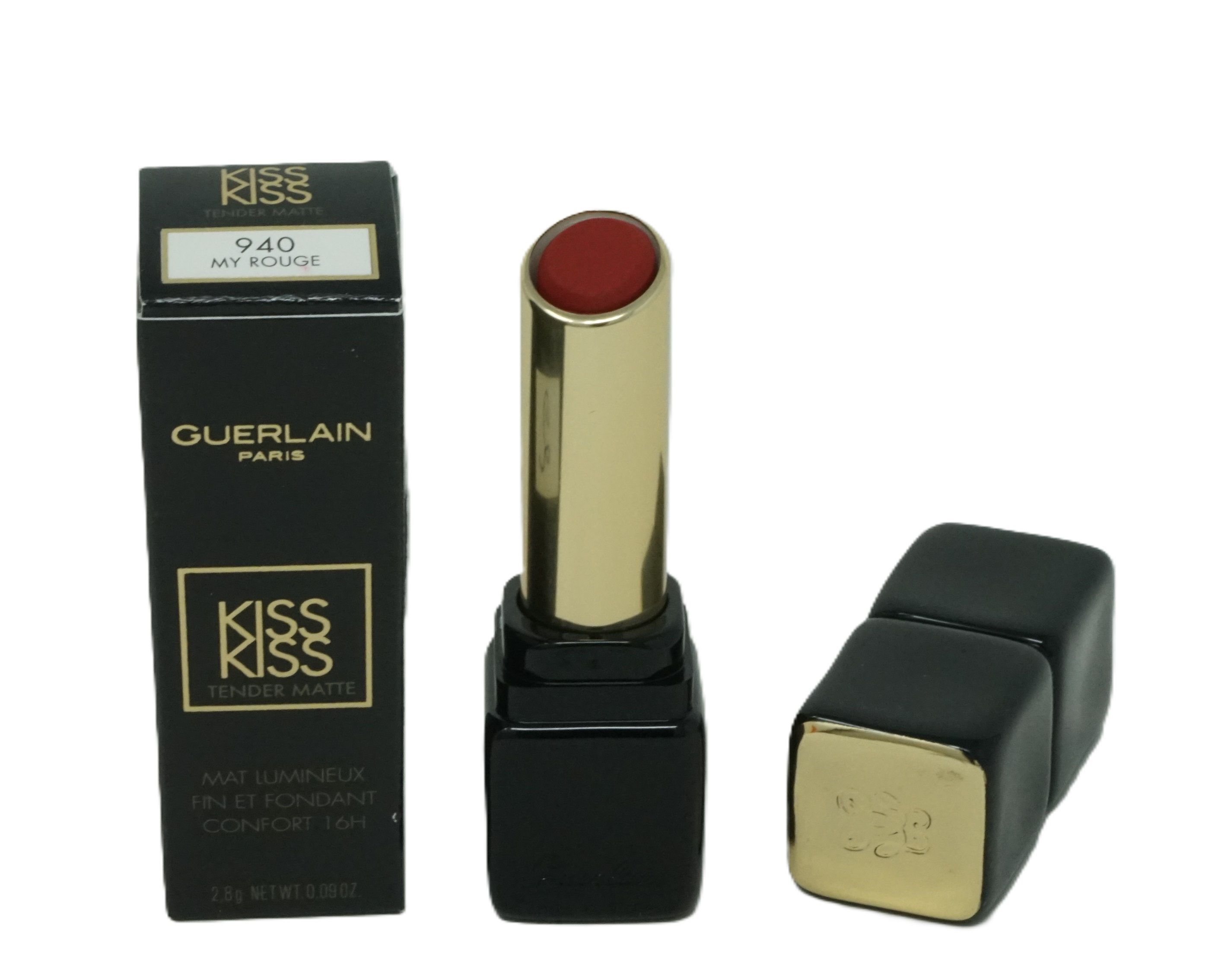 Guerlain KissKiss Tender Matte Lipstick 940 My Rouge