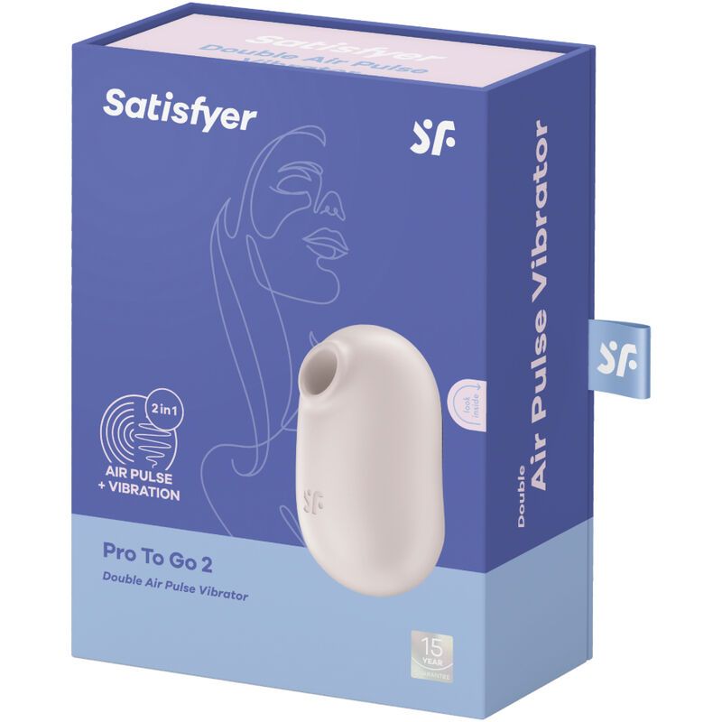 Satisfyer - Pro to Go 2 - Double Air Pulse Vibrator