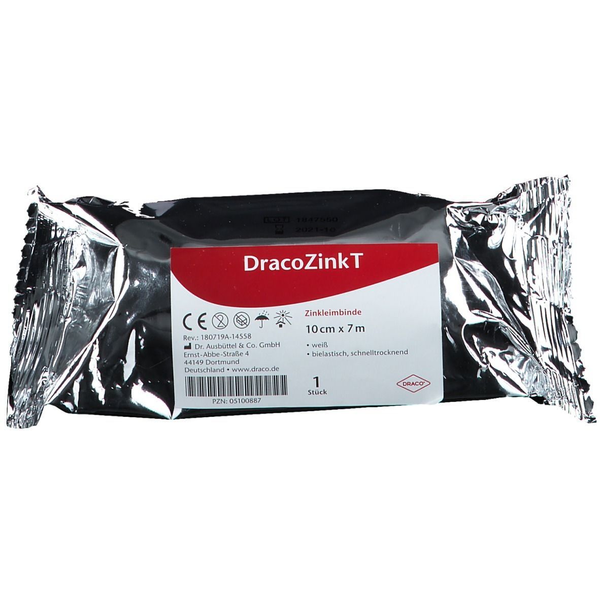 DracoZink T Zinkleimbinde 10 cm x 7 m