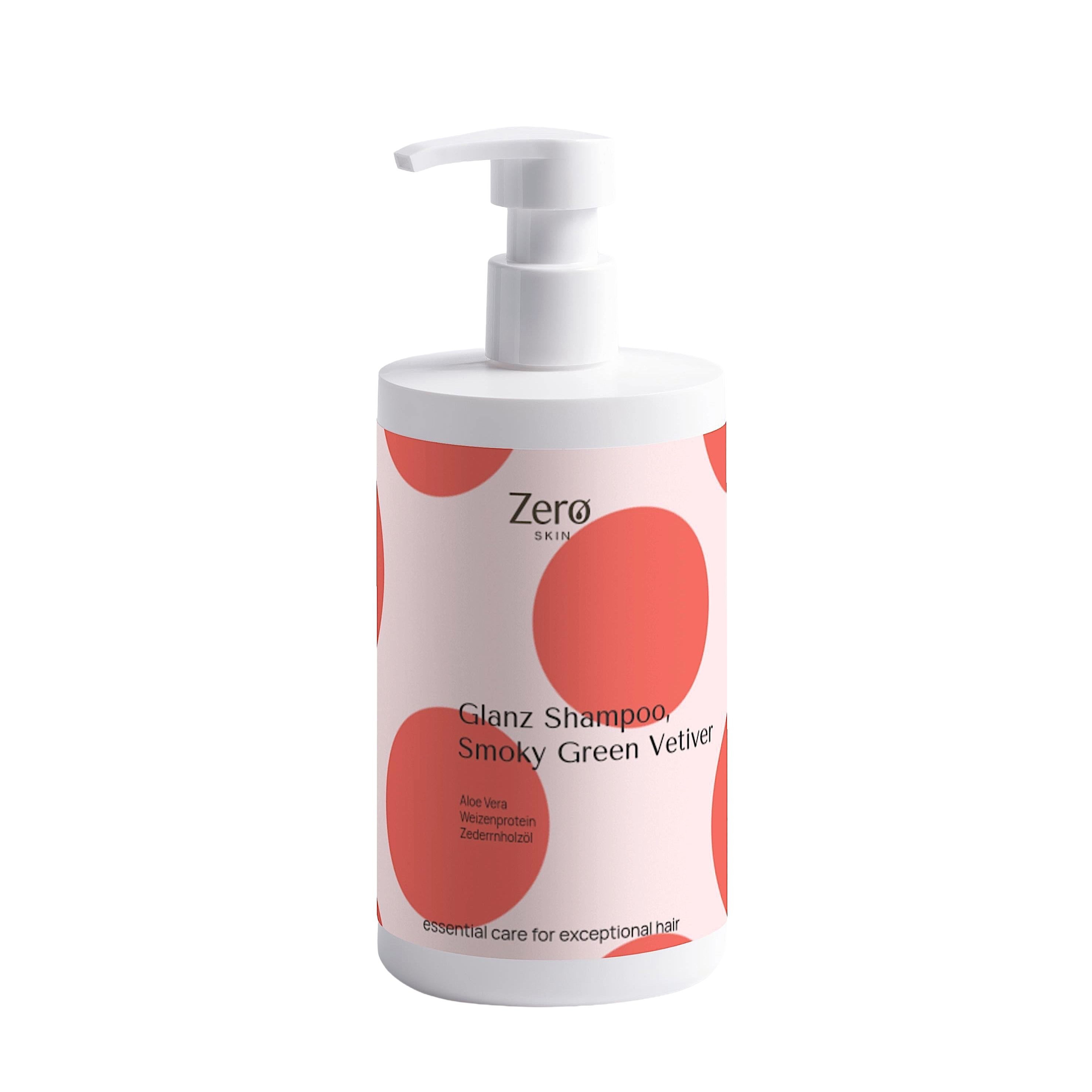 Zero Skin Glanz Shampoo, Smoky Green Vetiver, glanzverleihend und volumengebend
