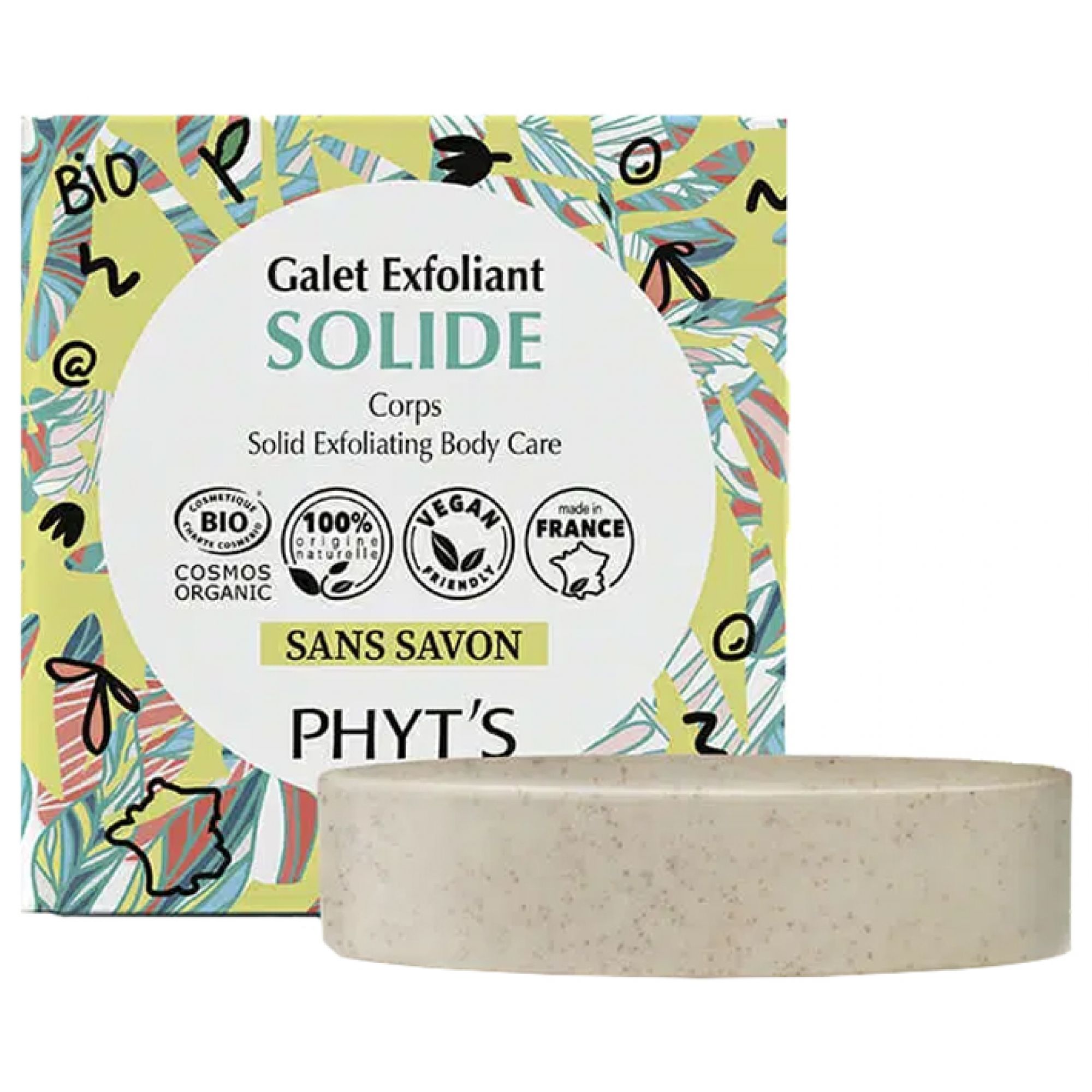 Phyt's Peeling-Kiesel Festes Bio-Körperpeeling 8,2x2,2x8,2 cm