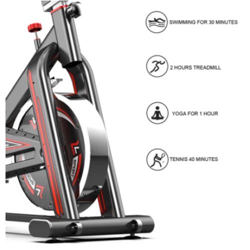 Sport-Knight® Heimtrainer Bike Fahrrad mit LCD-Monitor