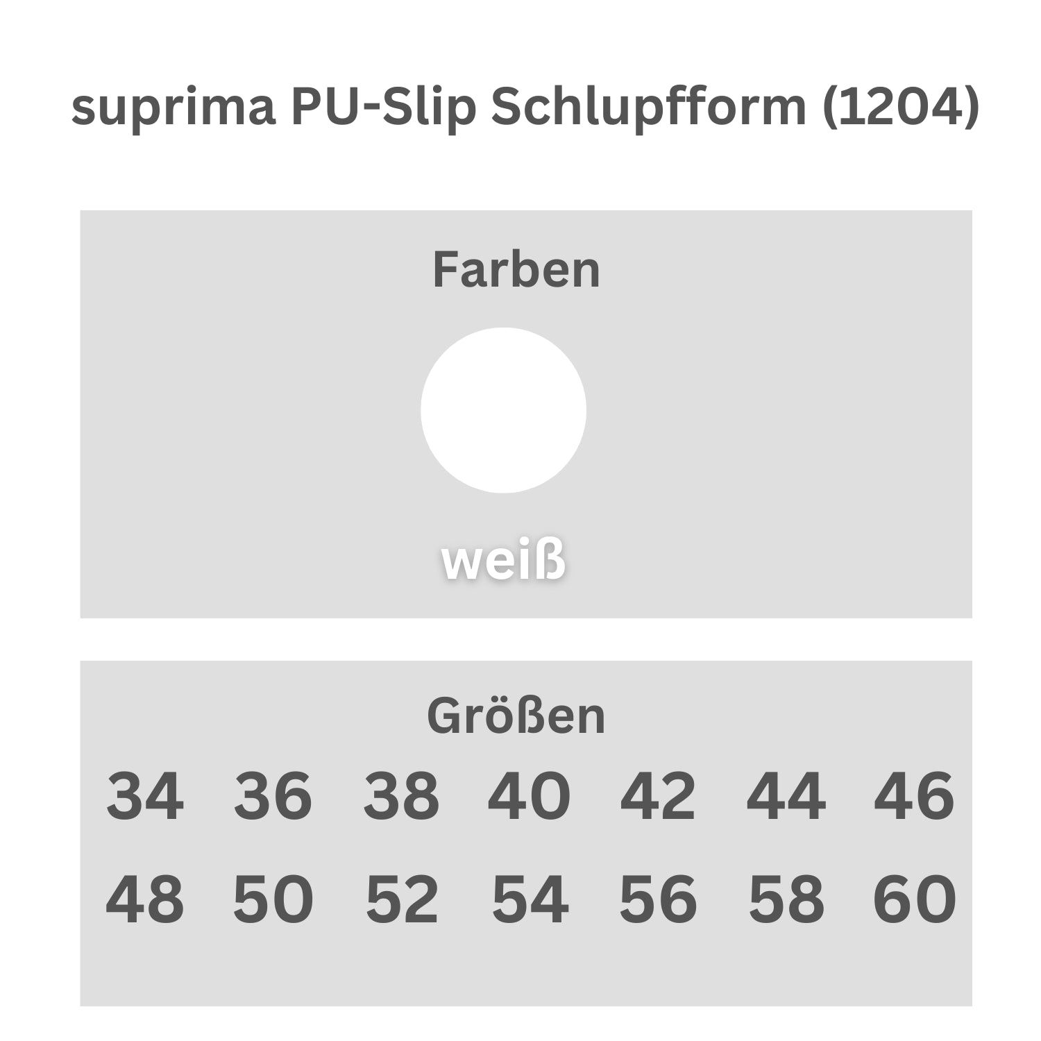 Suprima Inkontinenz-Slip aus PU