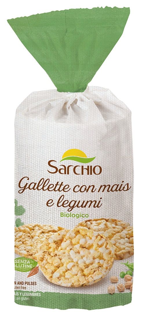 Gallette di Mais e Legumi Senza Glutine - Sarchio