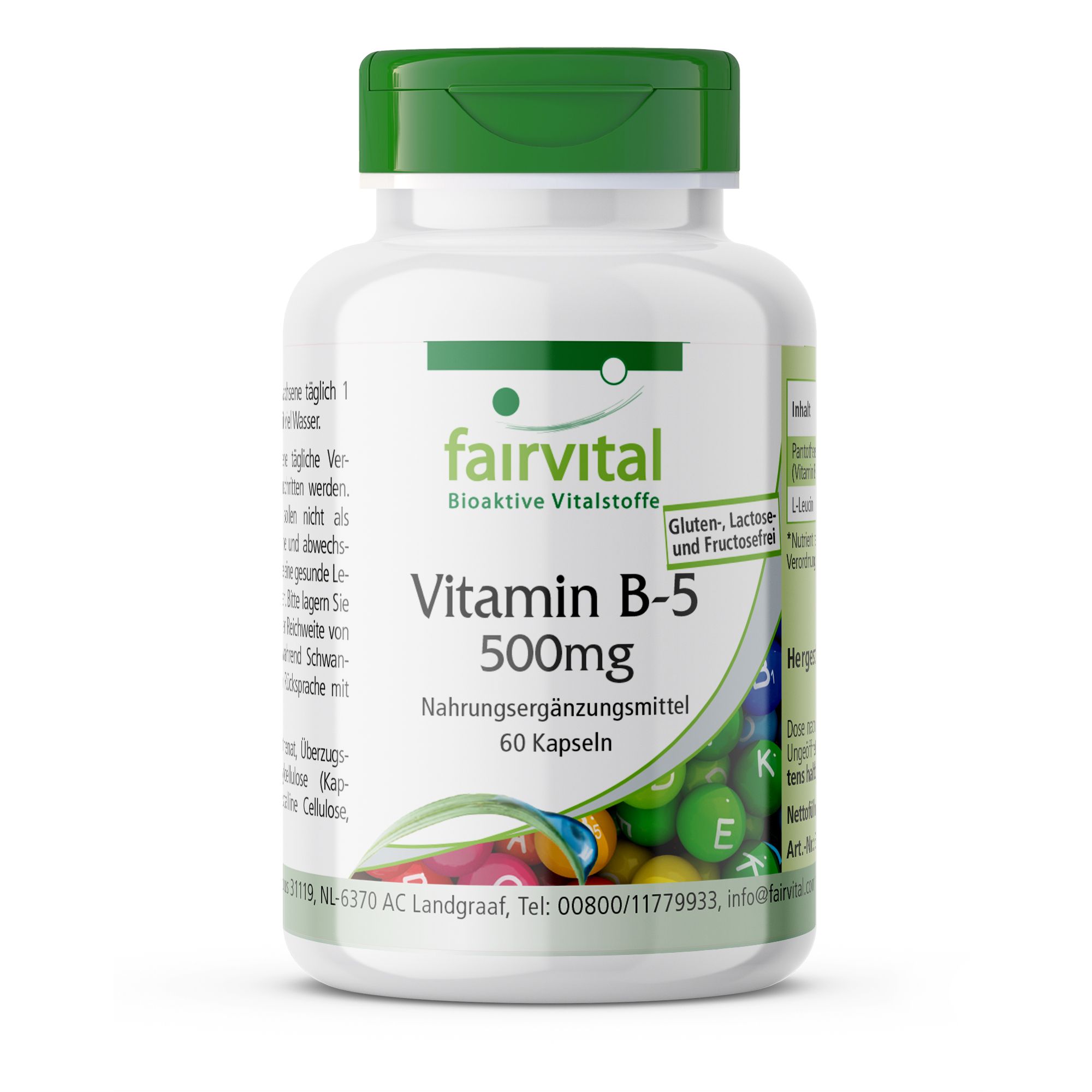 Fairvital | Vitamin B-5 500mg 60 St