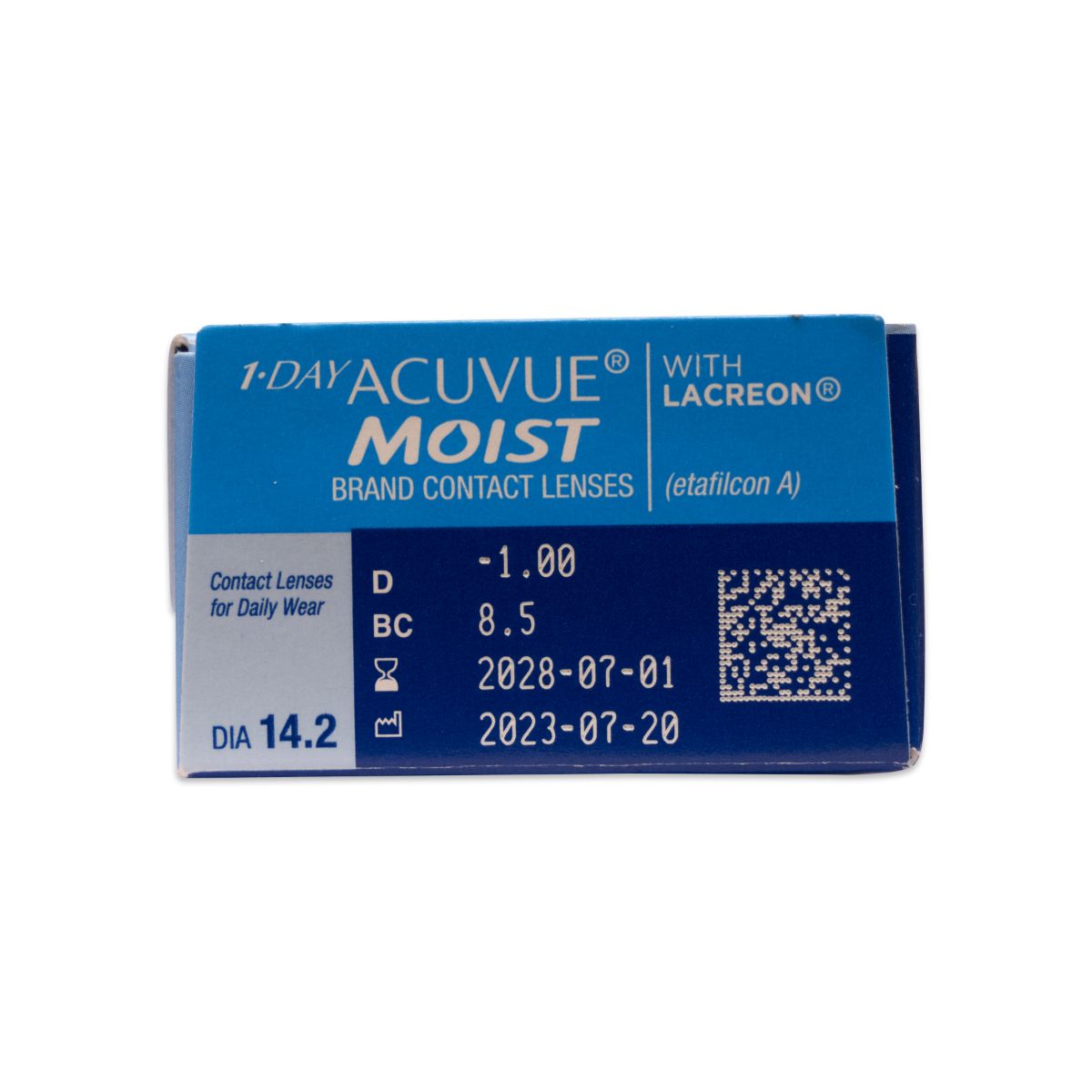 1-Day Acuvue Moist 30er | DP: -12.00 | BC: 8,50 | DI: 14.20