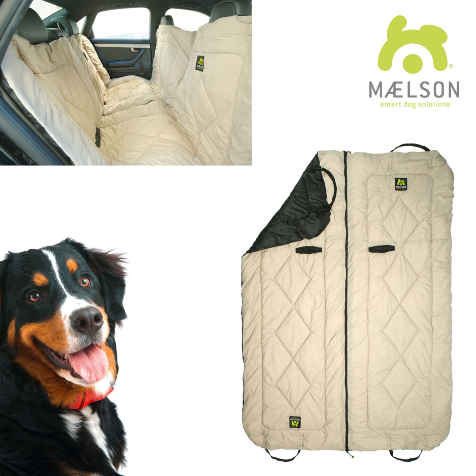 MAELSON Cosy Roll - Hundedecke/Autoschondecke - 200