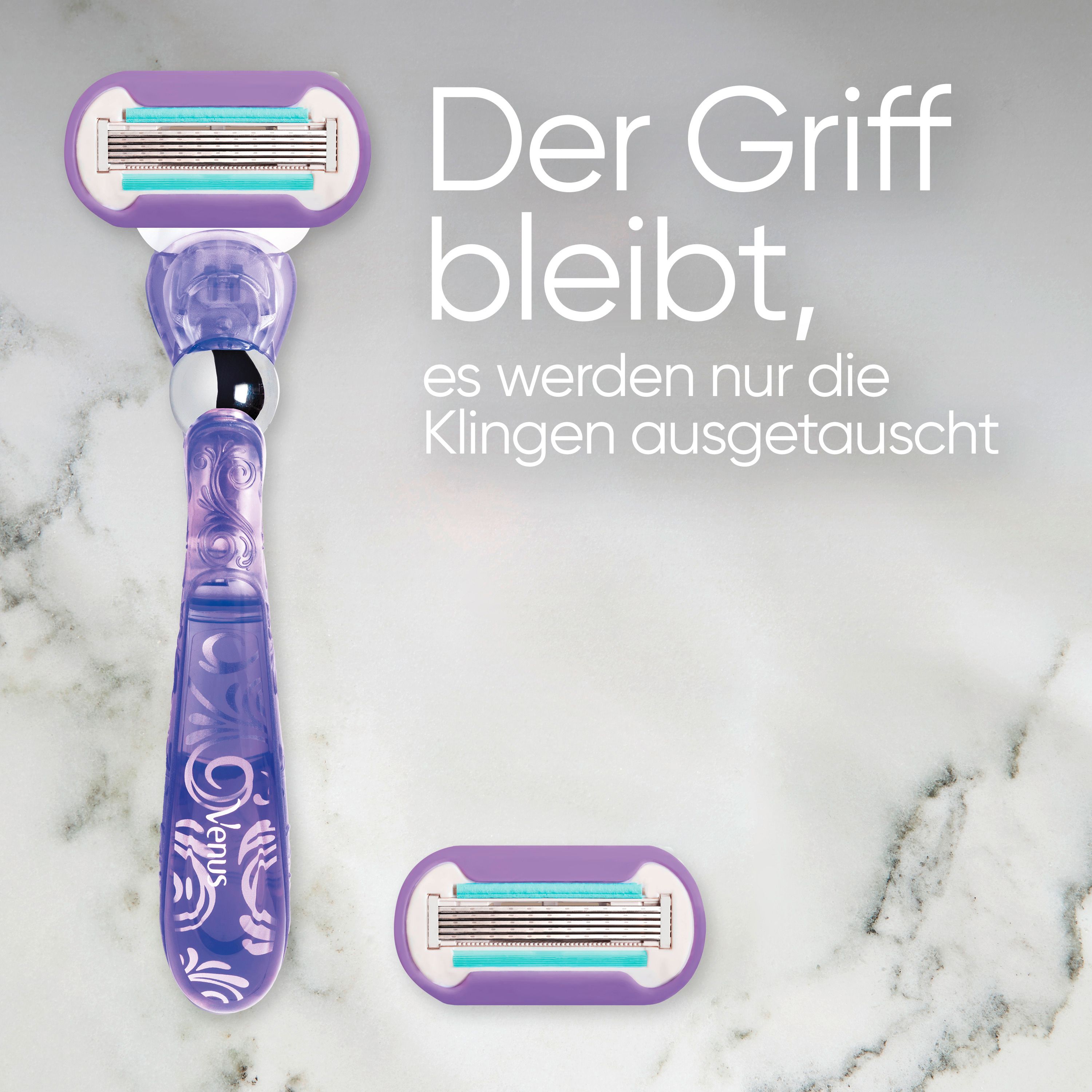 Gillette Venus Deluxe Smooth Swirl Rasierer Damen