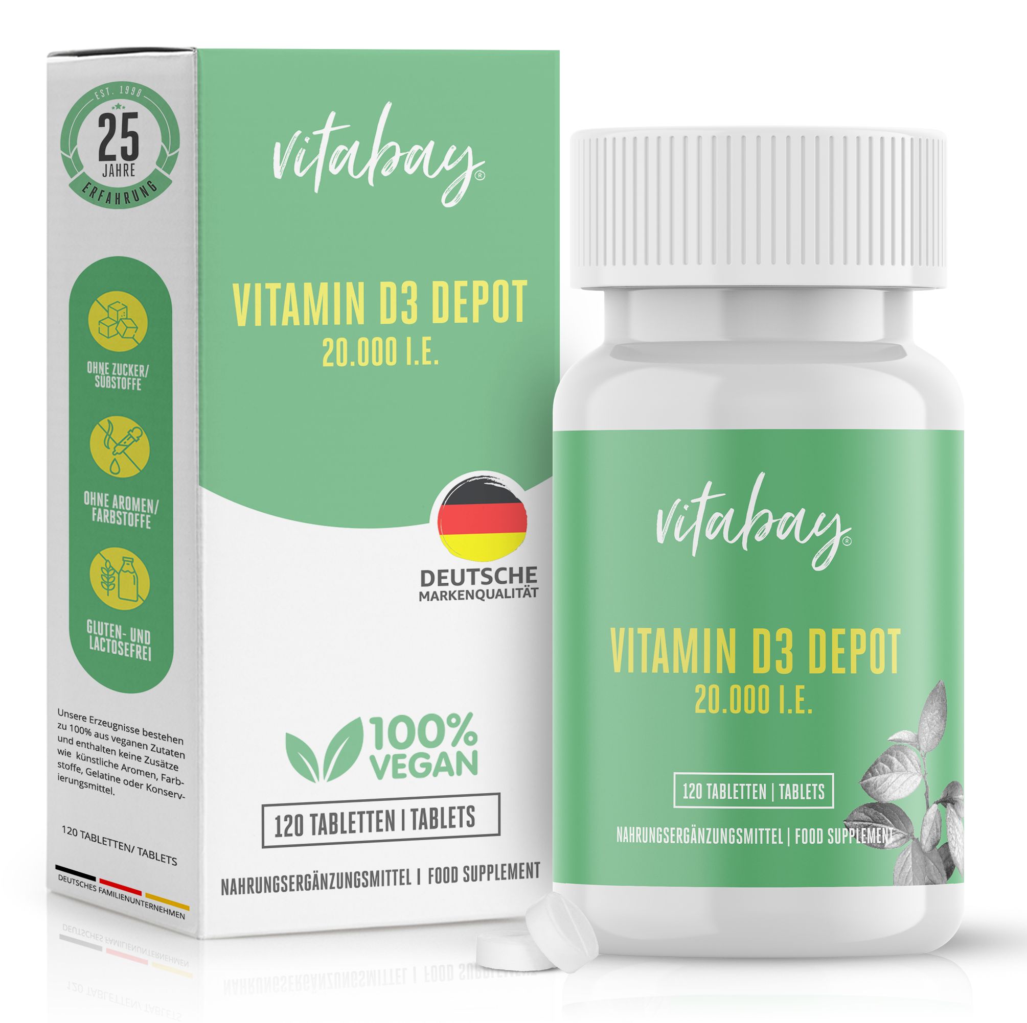 Vitabay Vitamin D3 Depot 20.000 I.E.