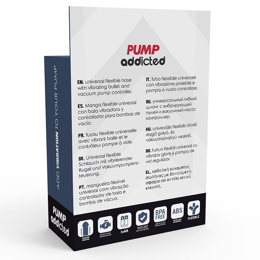 Pump Addicted - Penispumpe mit vibrierendem Bullet