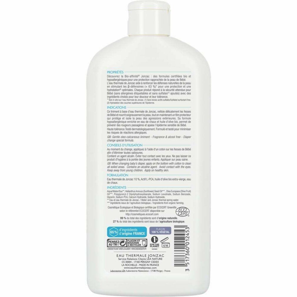Eau de Jonzac Bébé Bio Süßes Liniment Oleo-Kalk