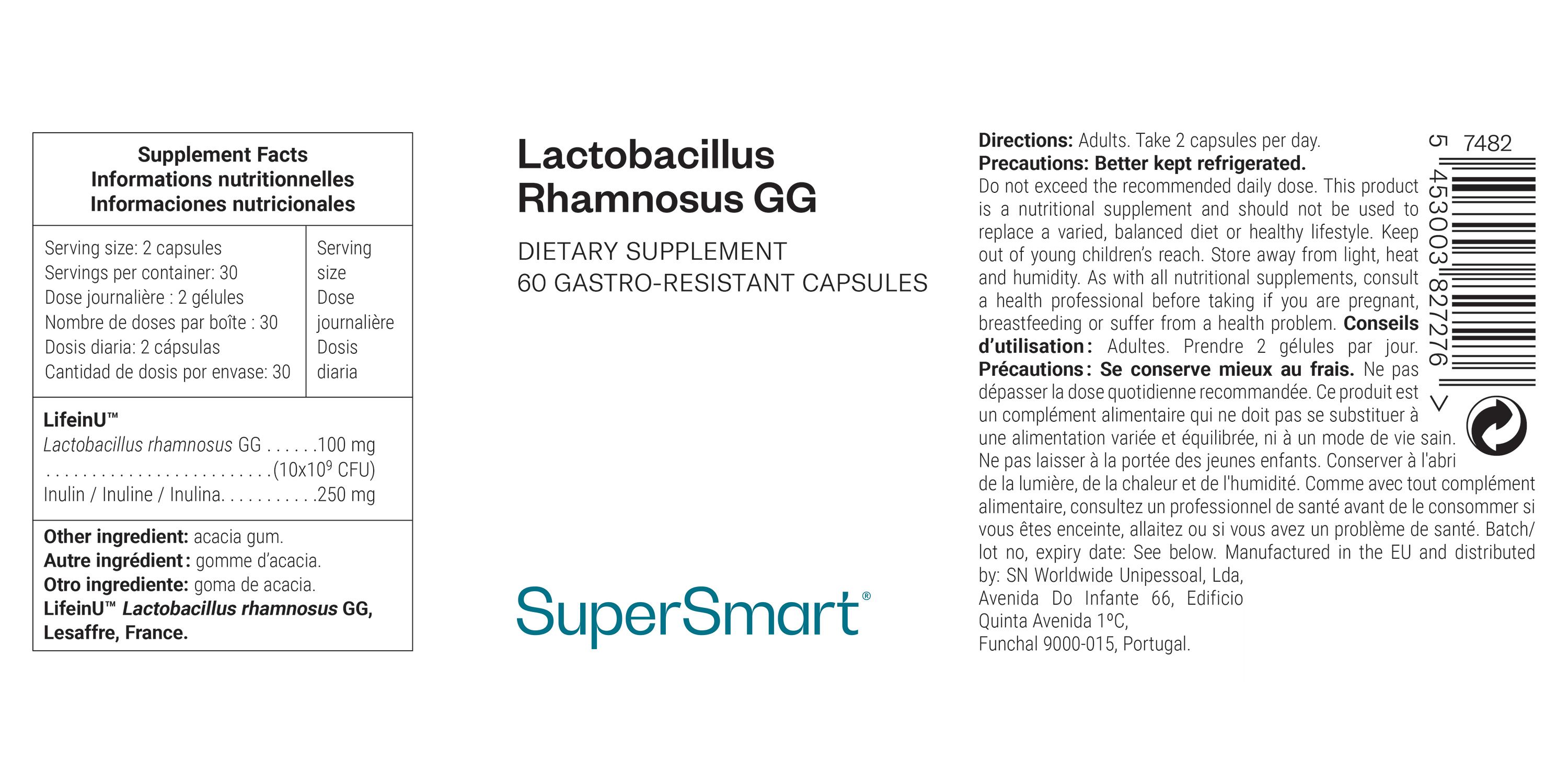 SuperSmart - Lactobacillus rhamnosus GG 60 St