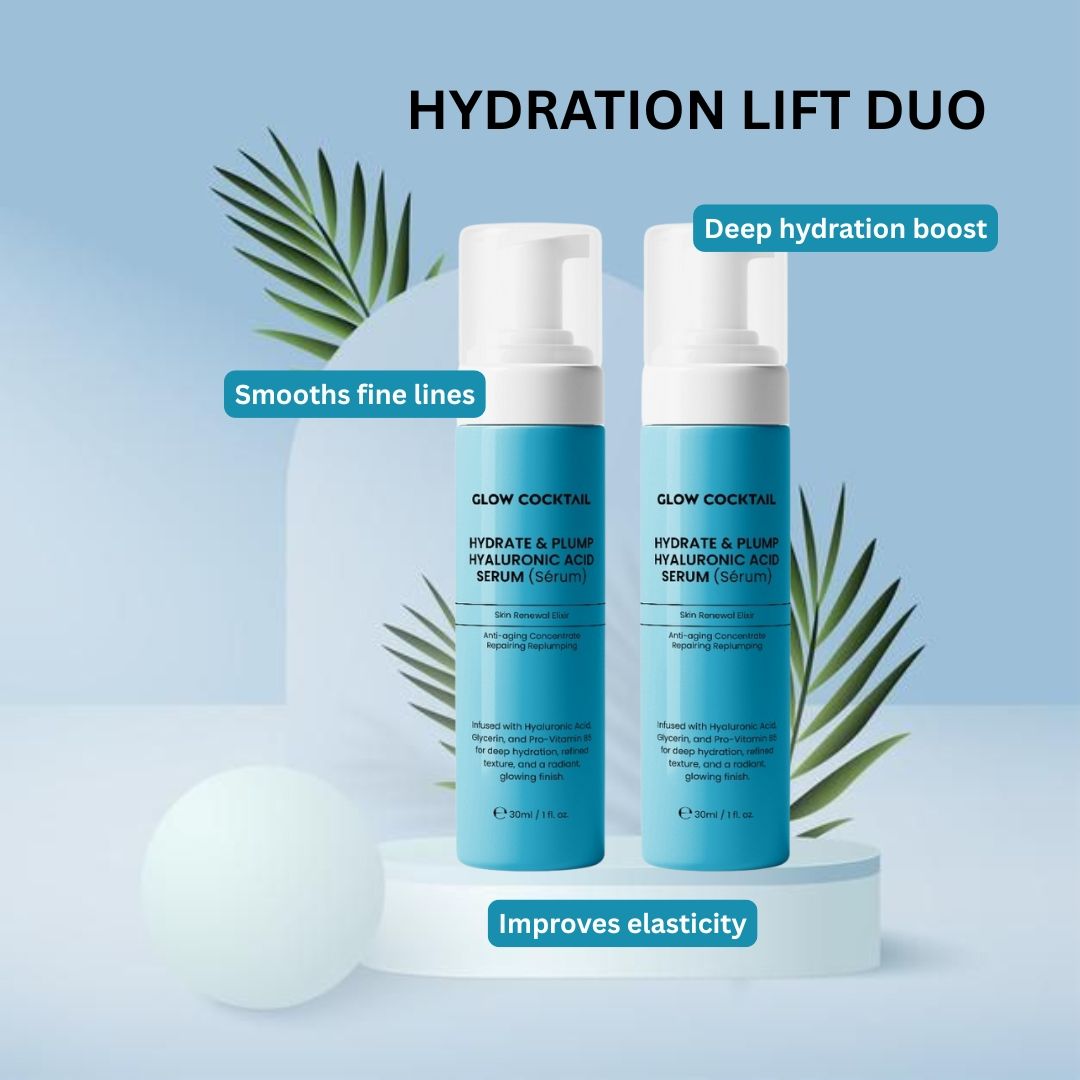 Glow Cocktail Hydrate & Plump Hyaluronic Serum Duo