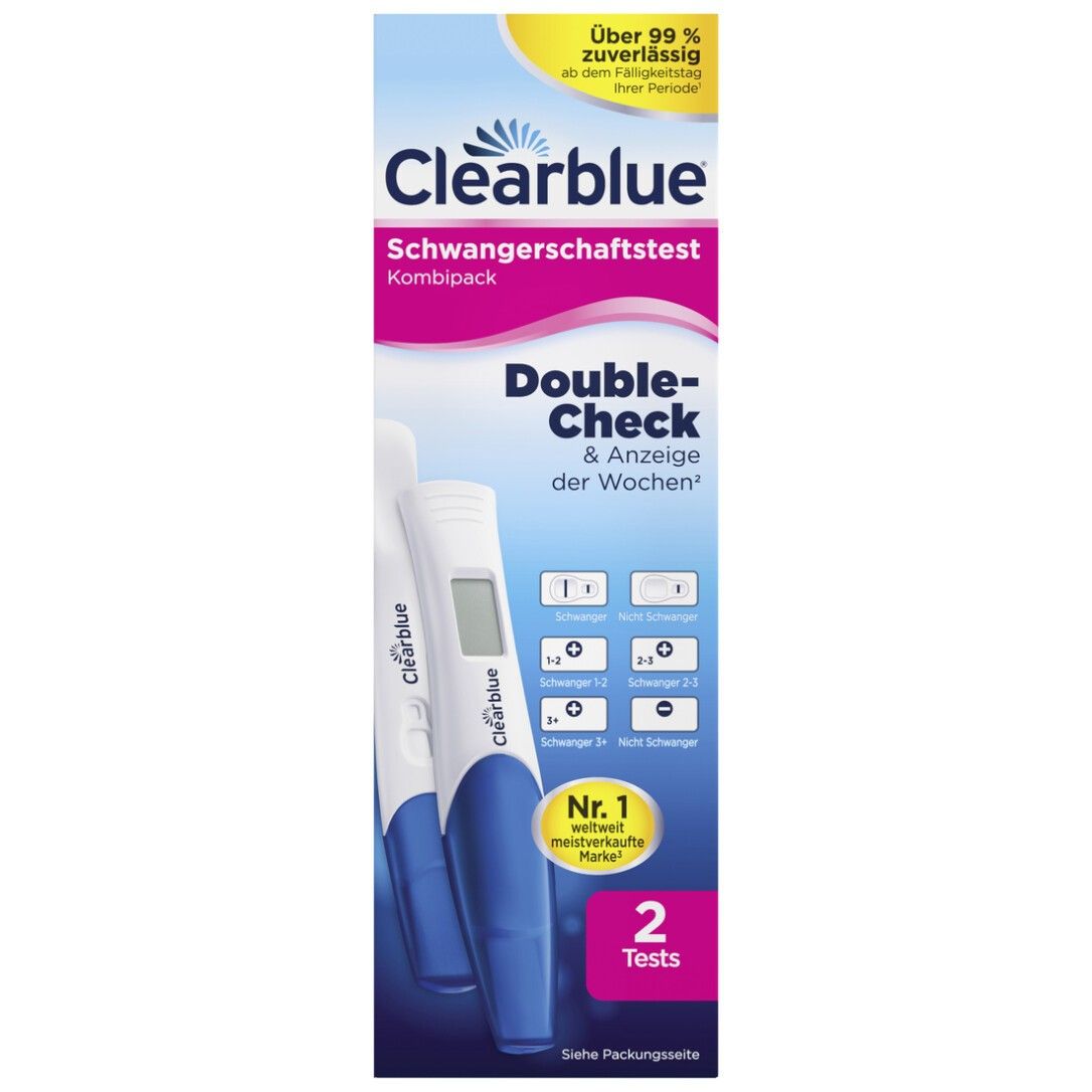 Clearblue Schwangerschaftstest Kombipack Double-Check