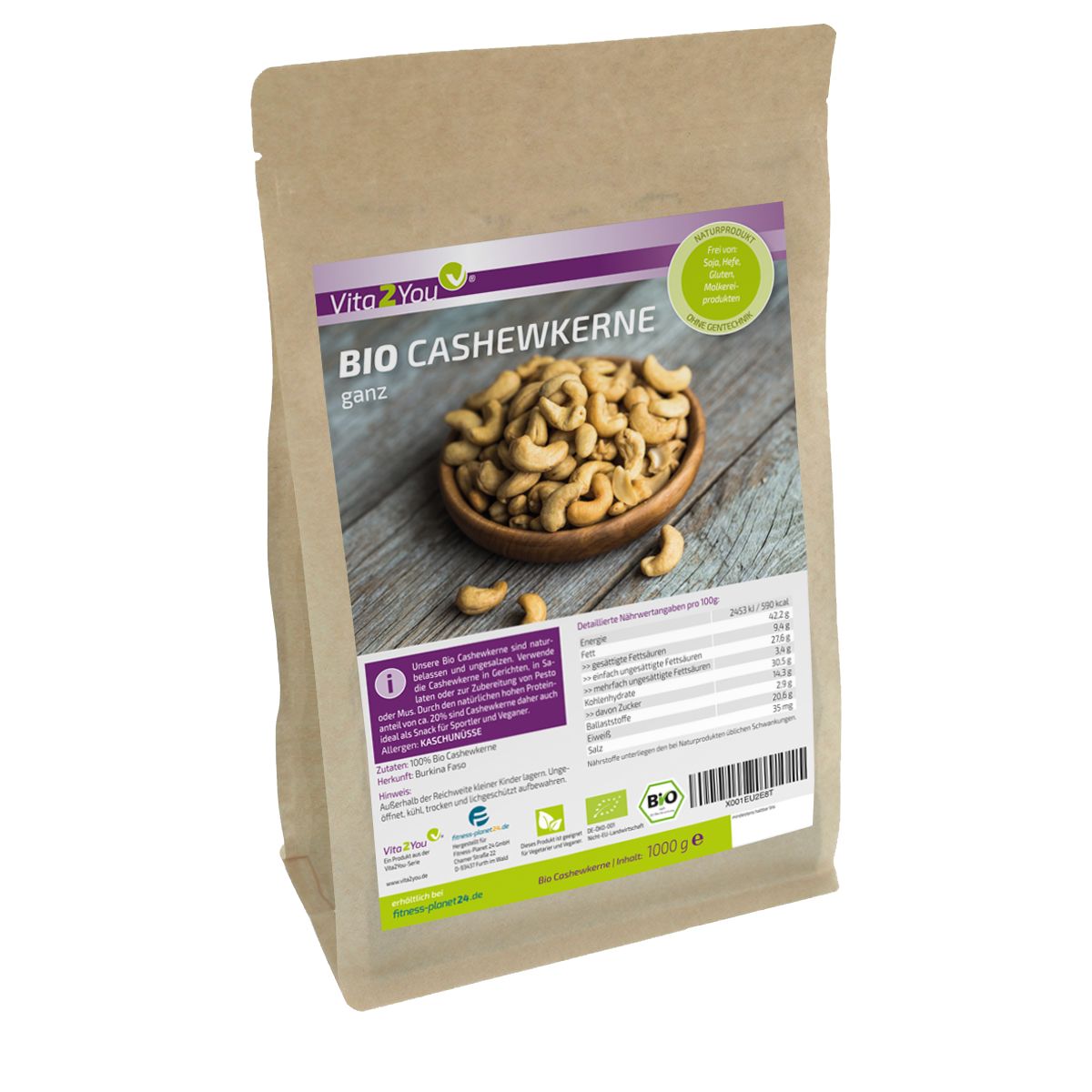Vita2You Bio Cashewkerne