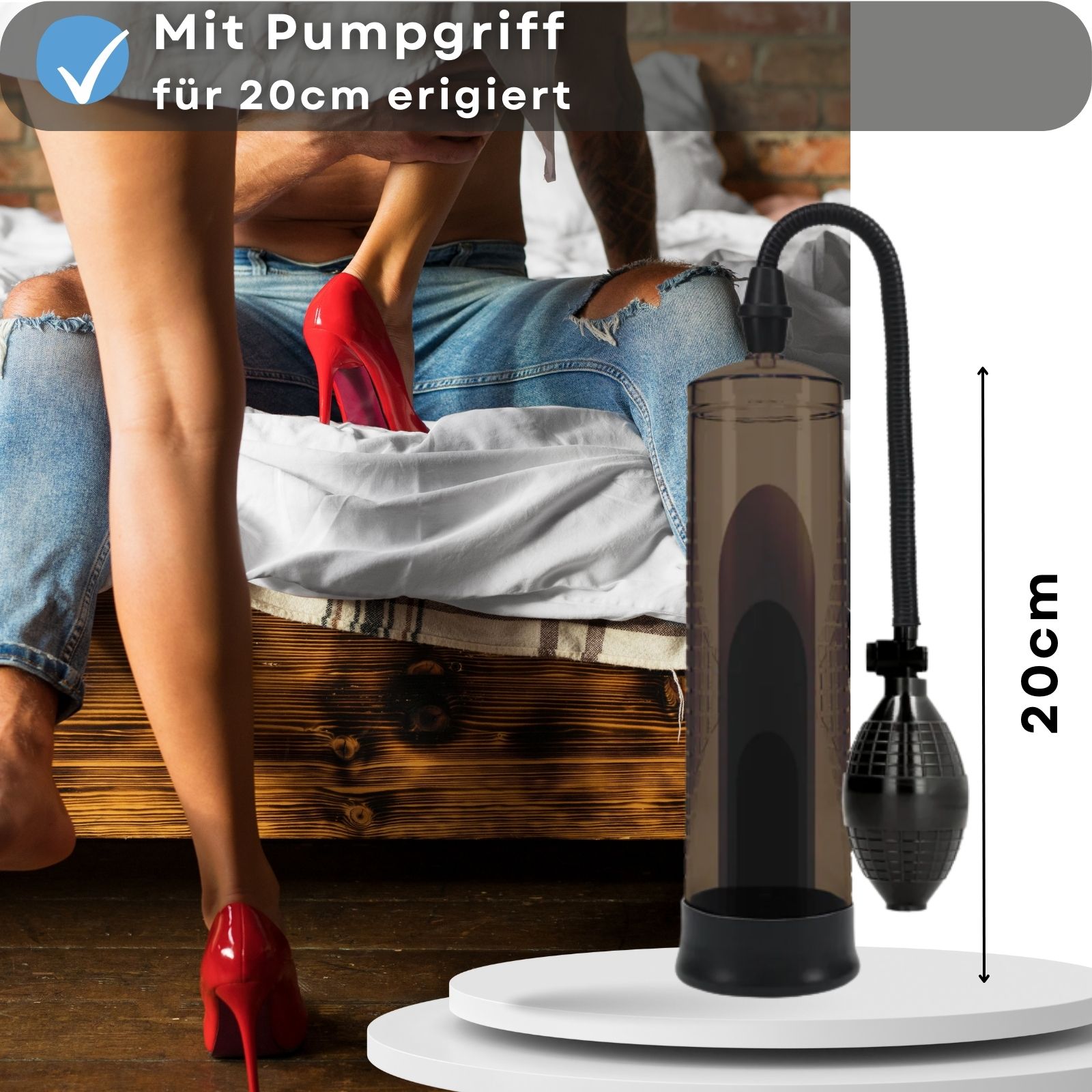 Lovelyness - Penispumpe mit Pumpball- Schwarz