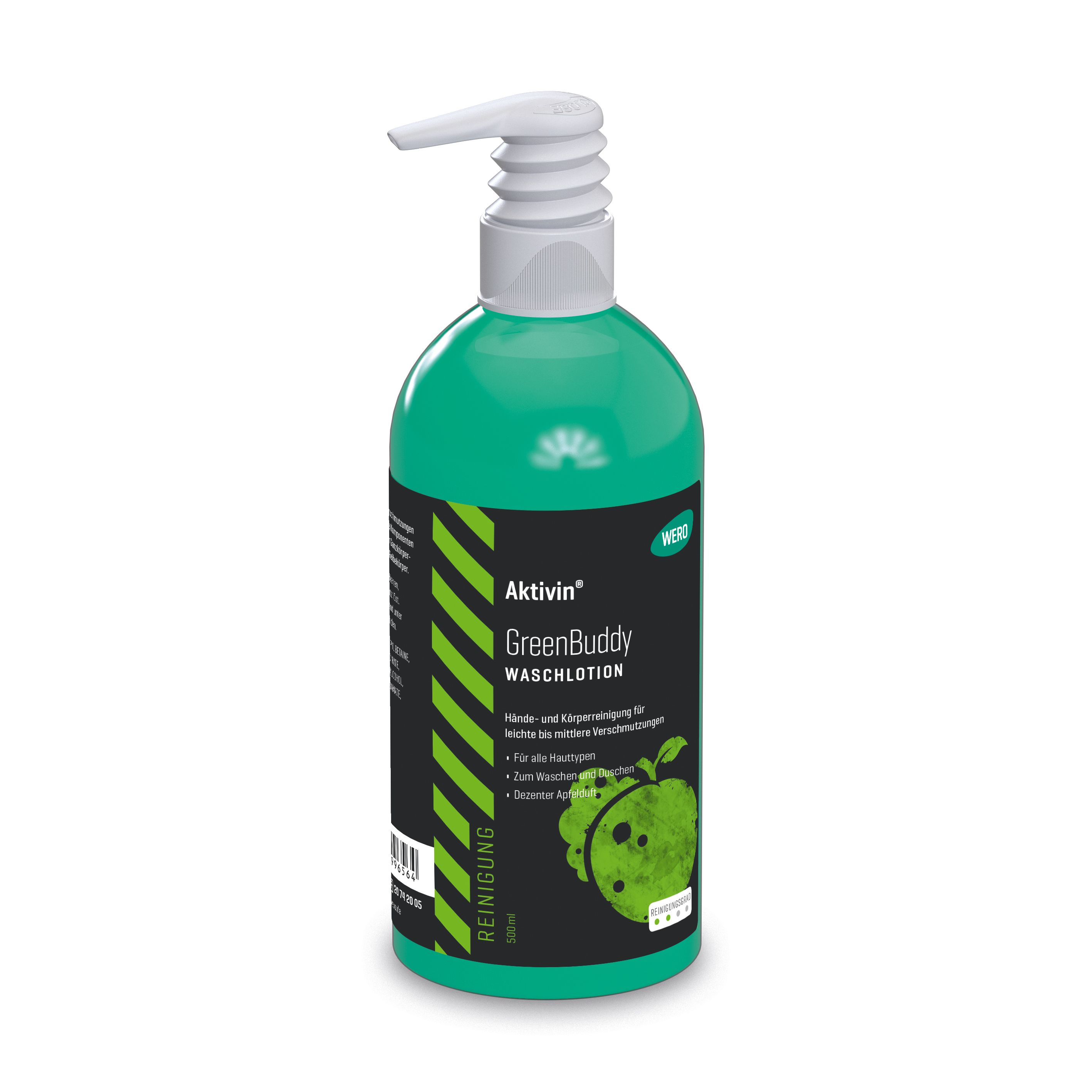 Wero Aktivin GreenBuddy Waschlotion in Dispenserflasche 500 ml