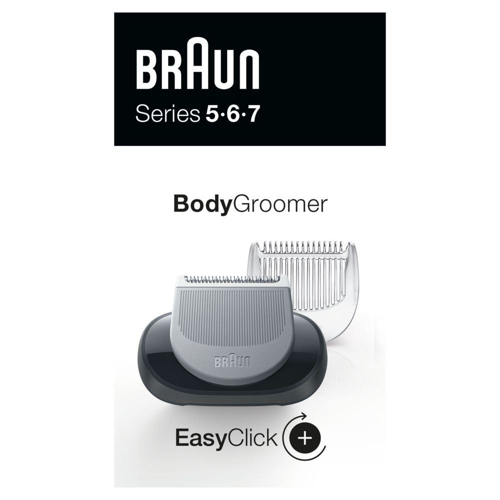 Braun - Aufsatz für Elektrische Rasierer für Männer "EasyClick BodyGroomer" für S5-7