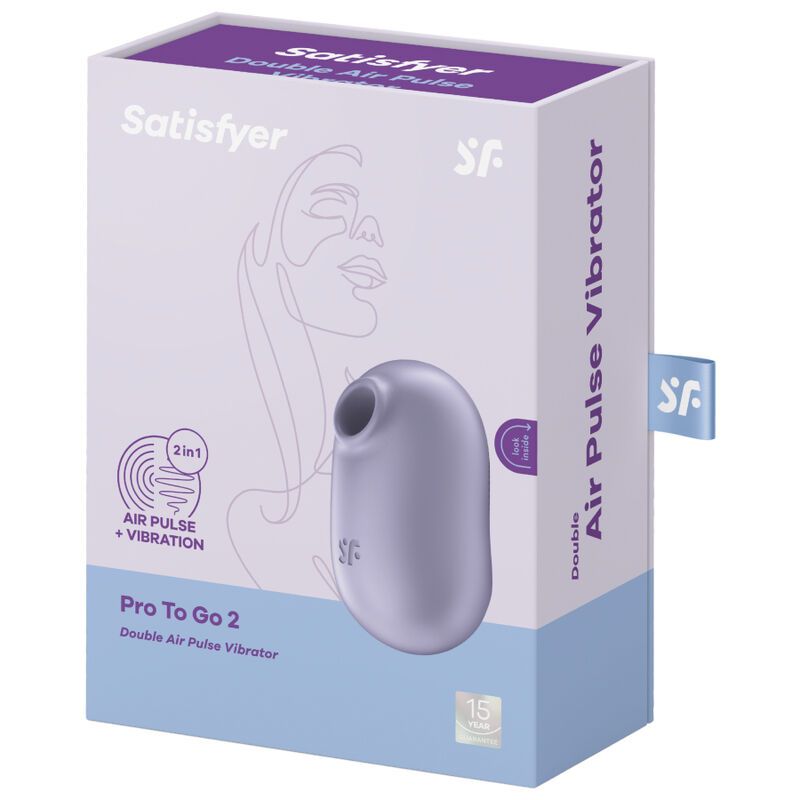 Satisfyer - Pro to Go 2 - Double Air Pulse Vibrator