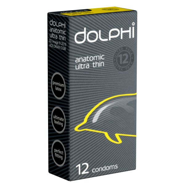 Dolphi *Anatomic Ultra Thin* extrazarte Passformkondome für ein Gefühl wie ohne Kondom