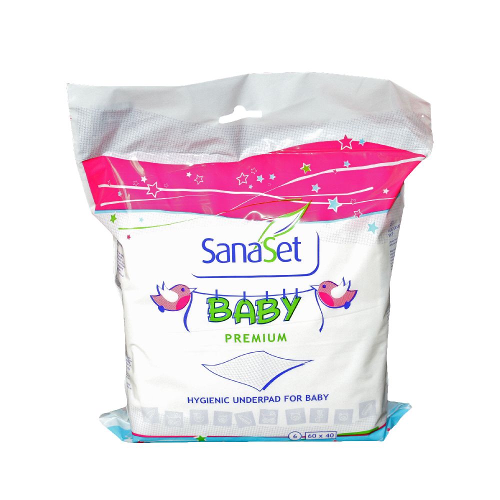 SanaSet Baby Wickelunterlagen Einweg 40x60cm
