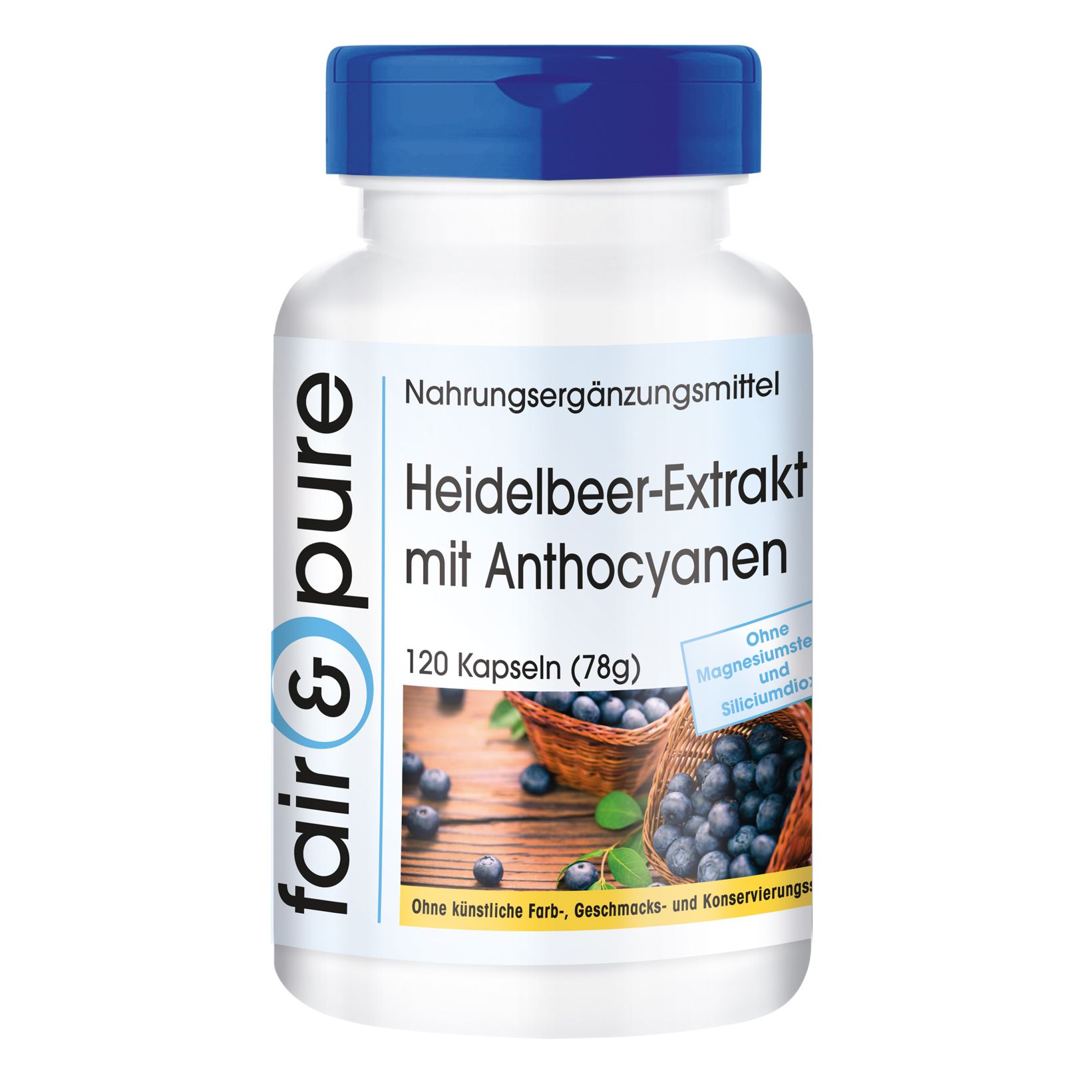 fair - pure | Heidelbeer Extrakt 500mg 120 St