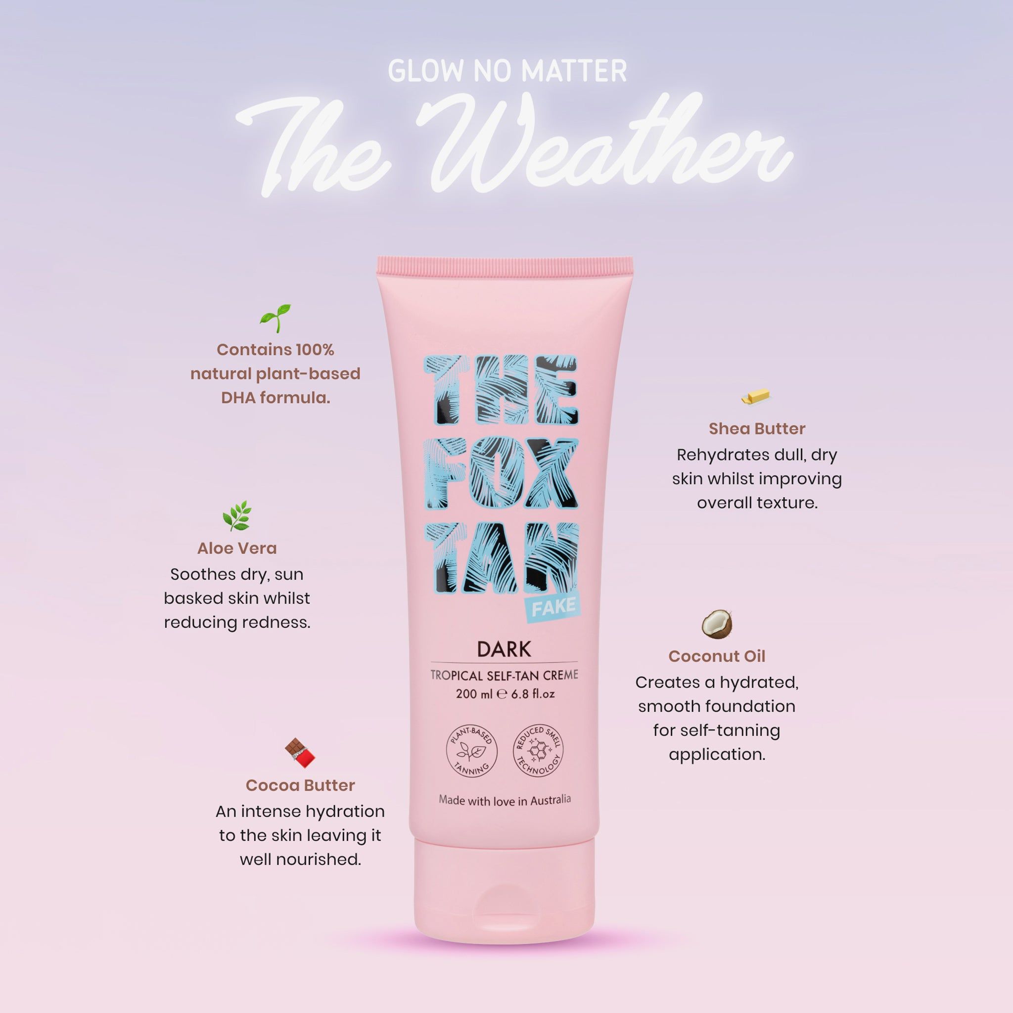 The Fox Tan Dark Tropical Self-Tan Creme