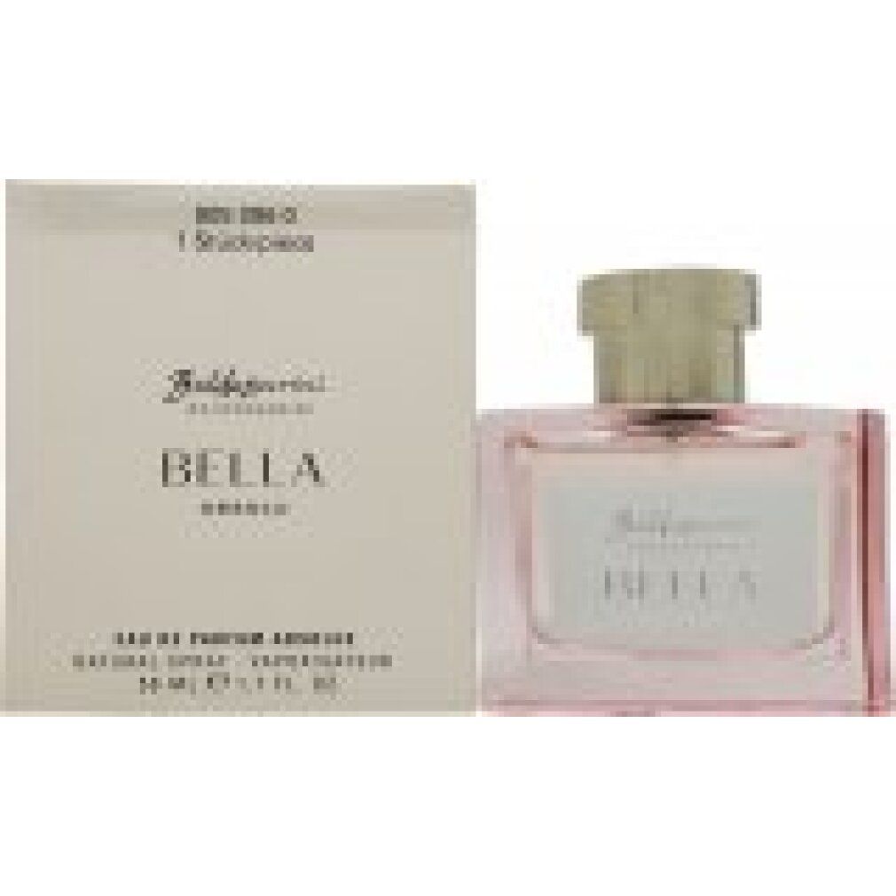Baldessarini Bella Absolu Eau de Parfum Flakon und Verpackung, 50 ml.